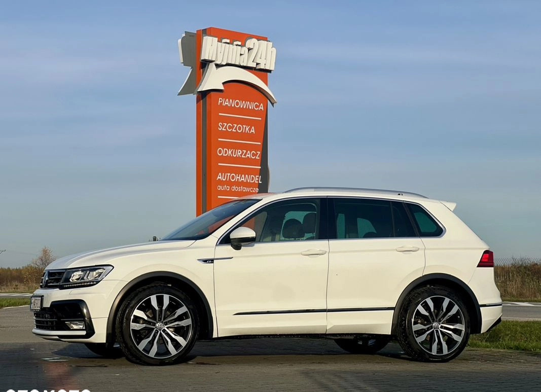 Volkswagen Tiguan cena 95600 przebieg: 190000, rok produkcji 2016 z Jedwabne małe 277